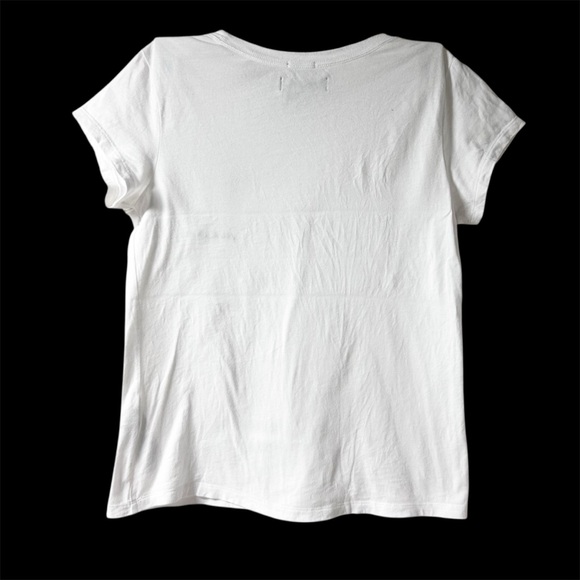 Abercrombie & Fitch Short Sleeve White Graphic Skimming Tee Sz S Martini Glass - Picture 2 of 6